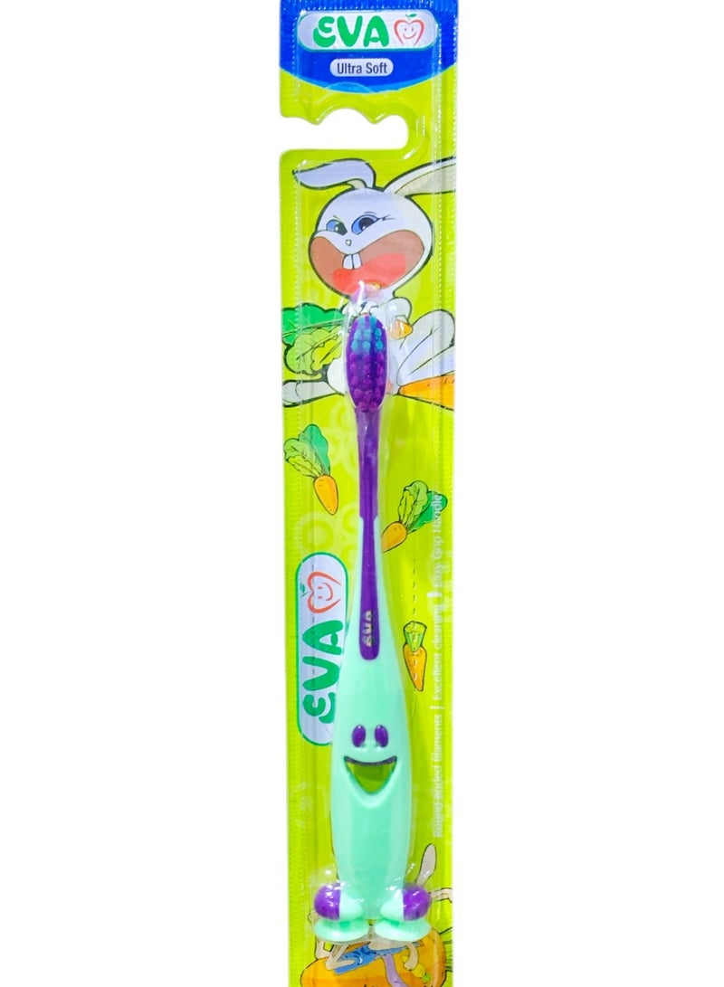 Eva Ultra Soft Multi-Colored Children's Toothbrush